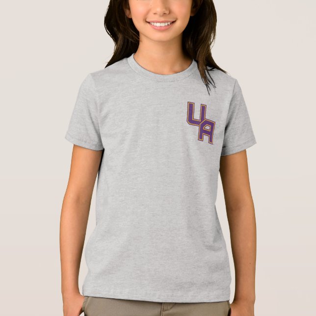 University at Albany Initials Logo Tri-Blend Shirt (Front)