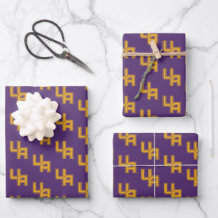 University at Albany Initials Logo Wrapping Paper Sheet