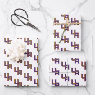 University at Albany Initials Logo Wrapping Paper Sheet