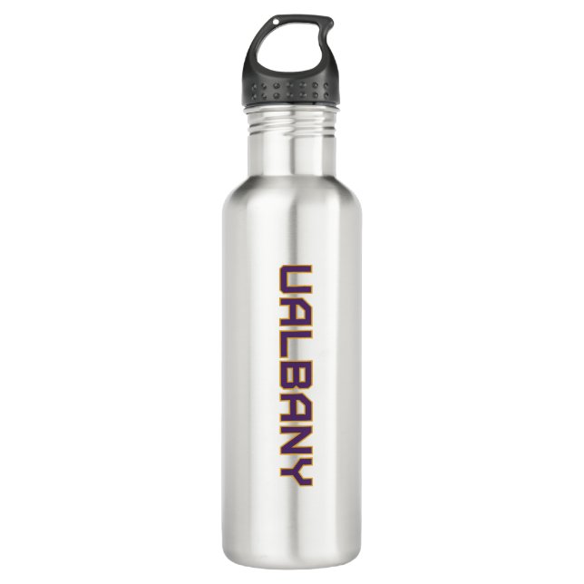 University at Albany Wordmark 710 Ml Water Bottle (Front)