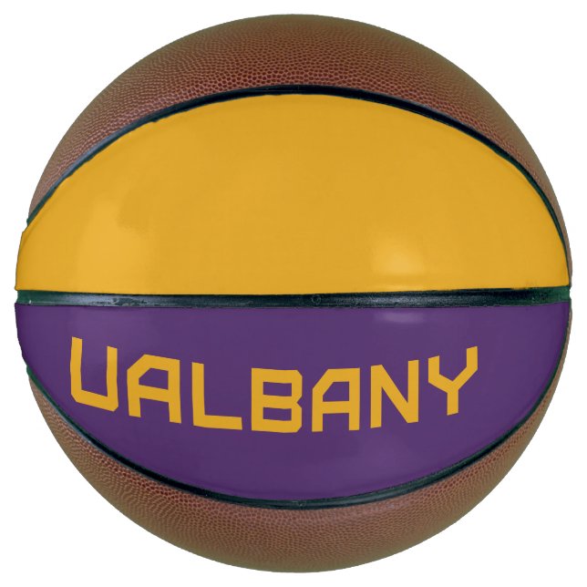 University at Albany Wordmark Basketball (Front)
