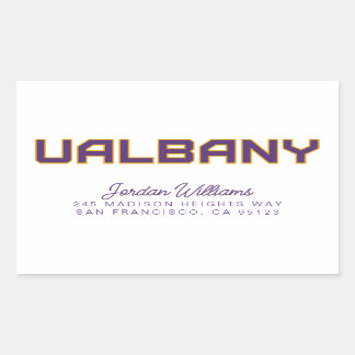 University at Albany Wordmark Rectangular Sticker