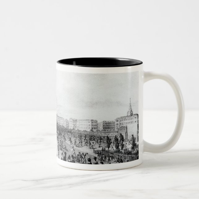 University College School, London, 1835 Two-Tone Coffee Mug (Right)