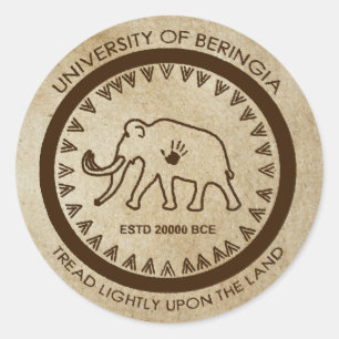 University of Beringia Classic Round Sticker