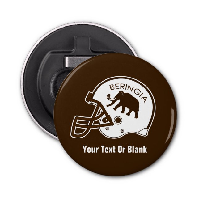 University of Beringia Football Bottle Opener (Front)