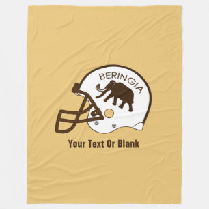 University of Beringia Football Fleece Blanket