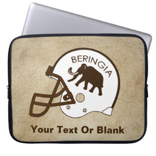 University of Beringia Football Helmet Laptop Sleeve