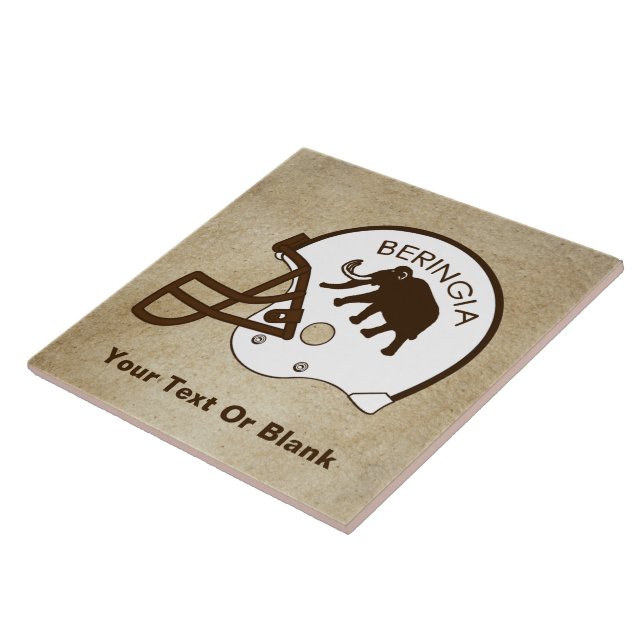 University of Beringia Football Helmet Tile (Side)
