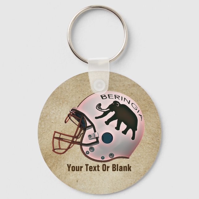 University of Beringia Football Key Ring (Front)