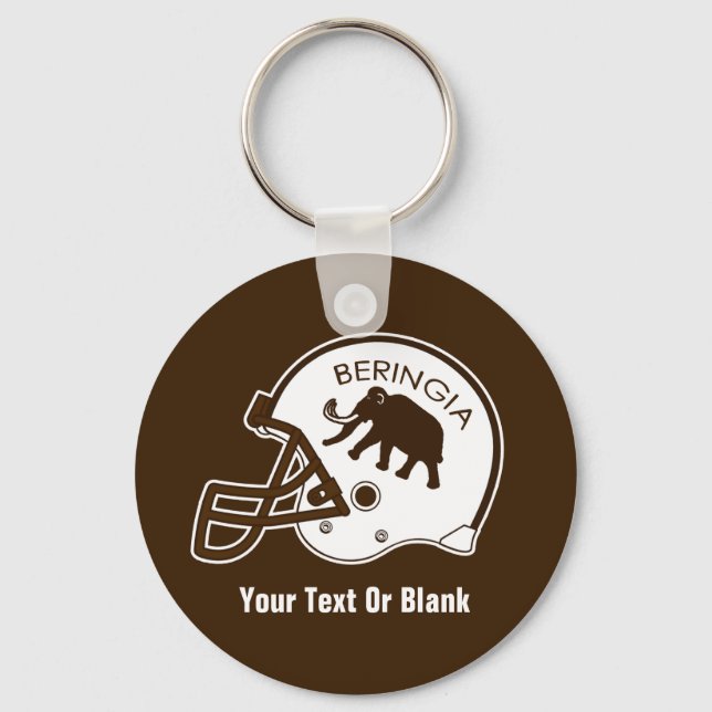University of Beringia Football Key Ring (Front)