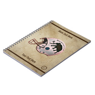 University of Beringia Football Spiral Notebook
