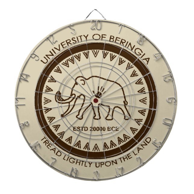 University of Beringia Mammoth Dartboard (Front)