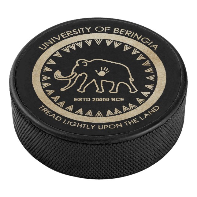 University of Beringia Mammoth Hockey Puck (3/4)