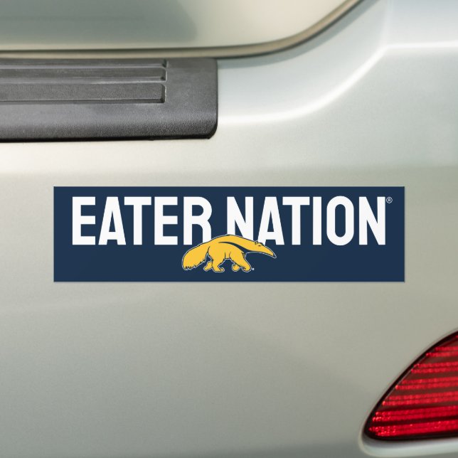 University of California, Irvine Anteater Bumper Sticker (On Car)