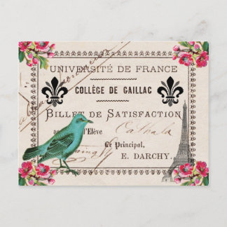University of France Vintage French Postcard