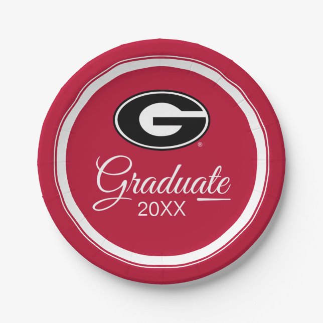 University of Georgia | Graduation Paper Plate (Front)