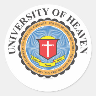 University of Heaven Sticker