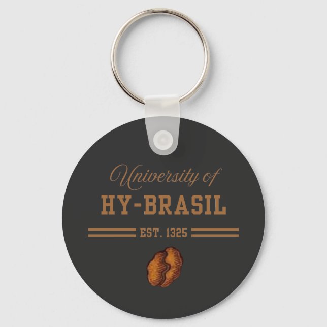 University of Hy-Brasil, Est. 1325 Key Ring (Front)
