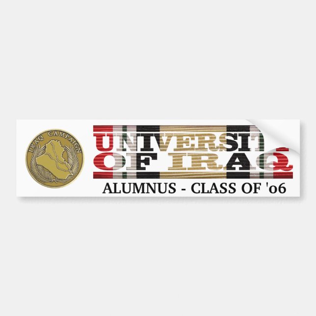 University of Iraq Alumnus Sticker (Front)