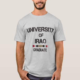 University of Iraq distressed 2 graduate T-Shirt