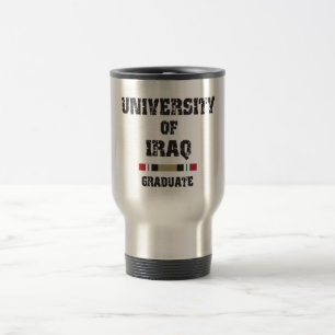 University of Iraq graduate distressed 2 mug