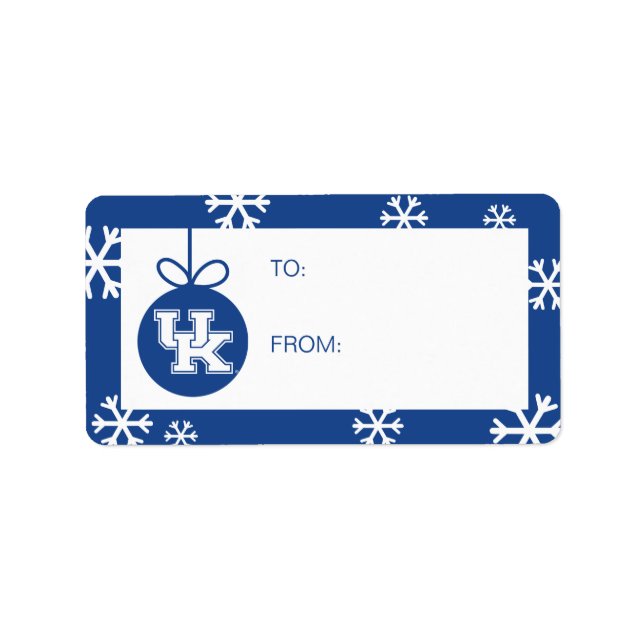 University of Kentucky | Holiday Label (Front)
