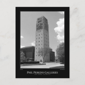 University of Michigan Clock Tower Postcard