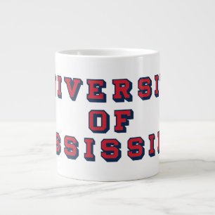 University of Mississippi   Block Type Large Coffee Mug