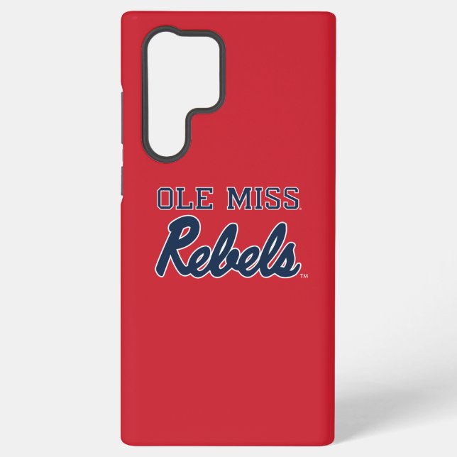 University of Mississippi | Ole Miss Rebels Samsung Galaxy S22 Ultra Case (Back)