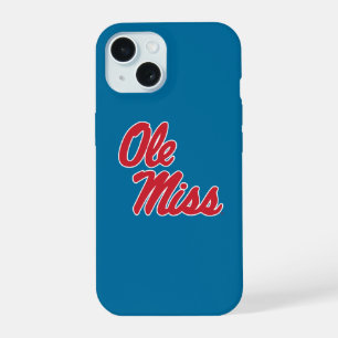 University of Mississippi Ole Miss Script iPhone 15 Case