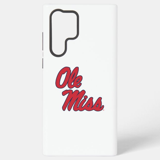 University of Mississippi | Ole Miss Script Samsung Galaxy S22 Ultra Case (Back)