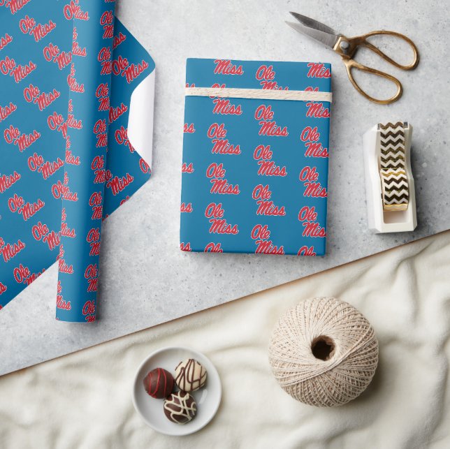 University of Mississippi | Ole Miss Script Wrapping Paper (Crafts)
