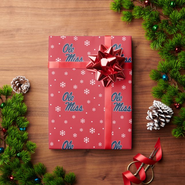 University of Mississippi | Ole Miss Script Wrapping Paper (Holiday Gift)