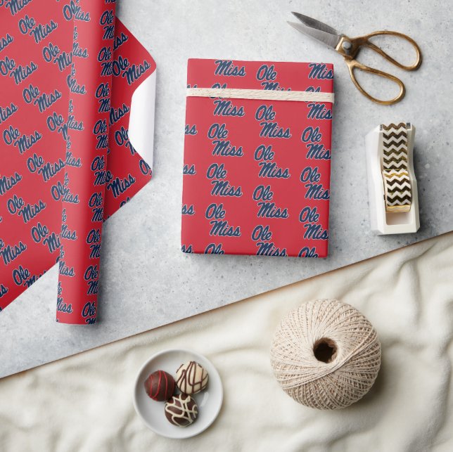 University of Mississippi | Ole Miss Script Wrapping Paper (Crafts)