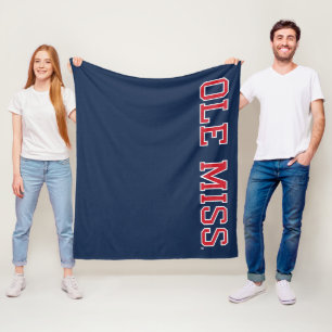 University of Mississippi   Ole Miss Wordmark Fleece Blanket