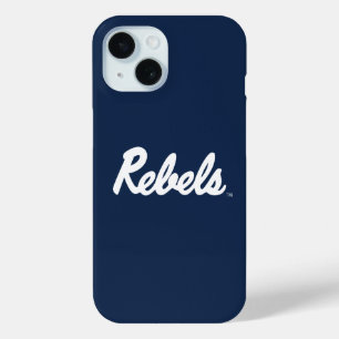 University of Mississippi   Rebels Script iPhone 15 Case