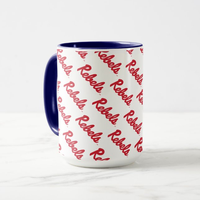 University of Mississippi | Rebels Script Mug (Front Left)