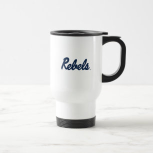 University of Mississippi Rebels Script Travel Mug