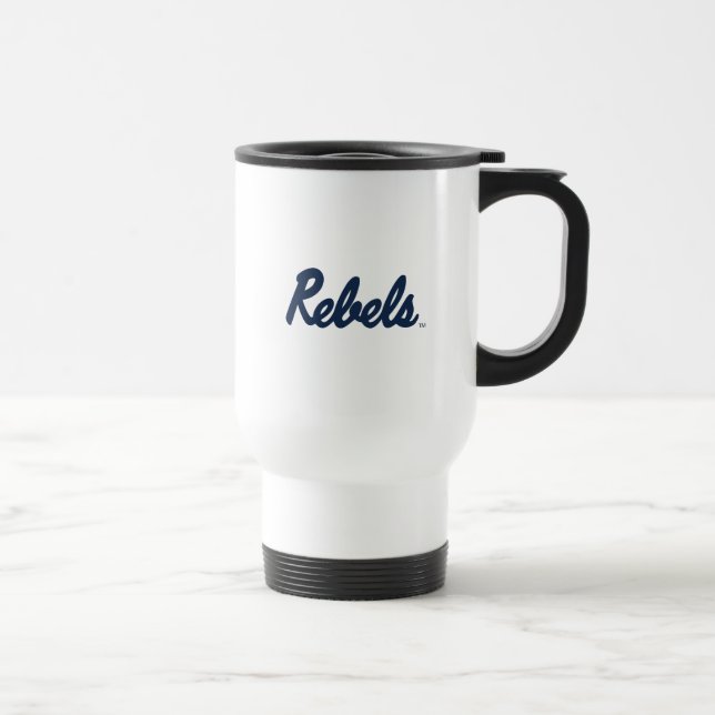 University of Mississippi | Rebels Script Travel Mug (Right)