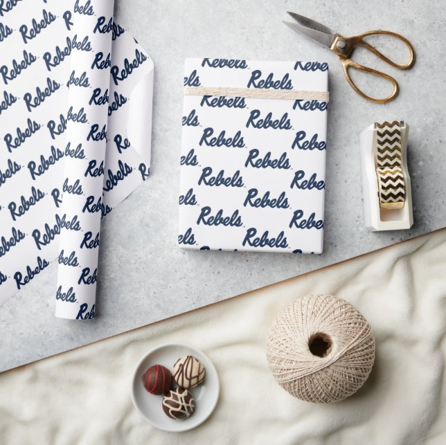 University of Mississippi | Rebels Script Wrapping Paper (Crafts)