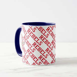 University of Mississippi   Rebels Wordmark Mug