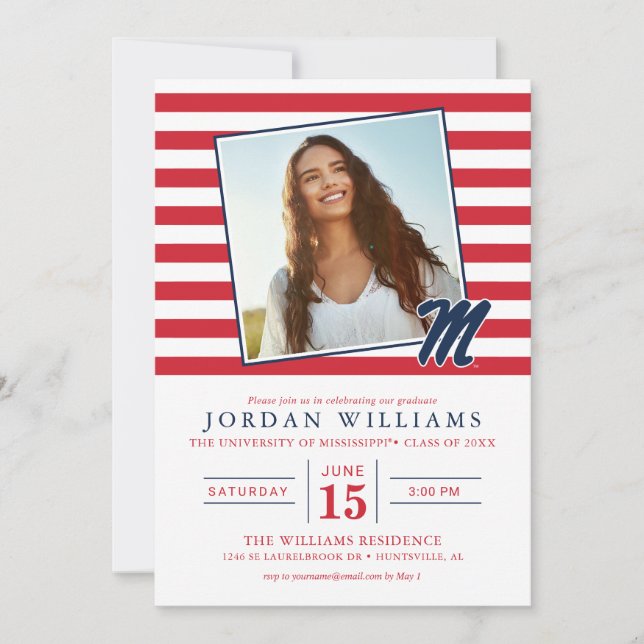 University of Mississippi | Script M Announcement (Front)