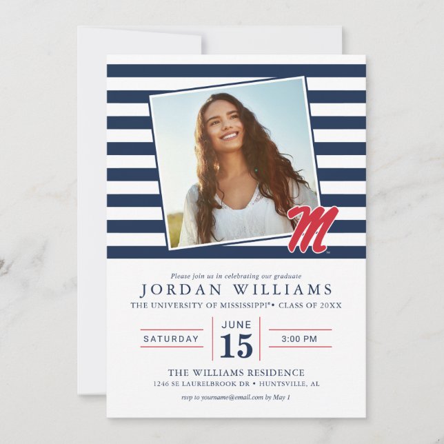 University of Mississippi | Script M Announcement (Front)