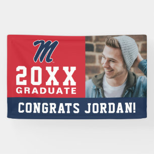 University of Mississippi   Script M Banner