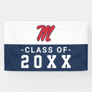 University of Mississippi   Script M Banner