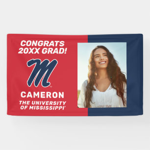 University of Mississippi   Script M Banner