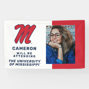 University of Mississippi   Script M Banner