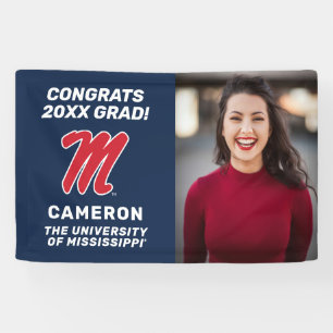 University of Mississippi   Script M Banner