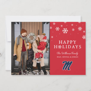 University of Mississippi Script M Holiday Card