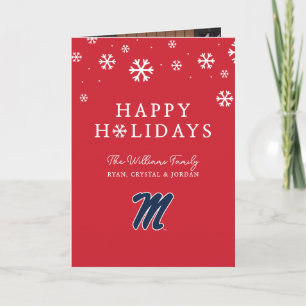 University of Mississippi   Script M Holiday Card